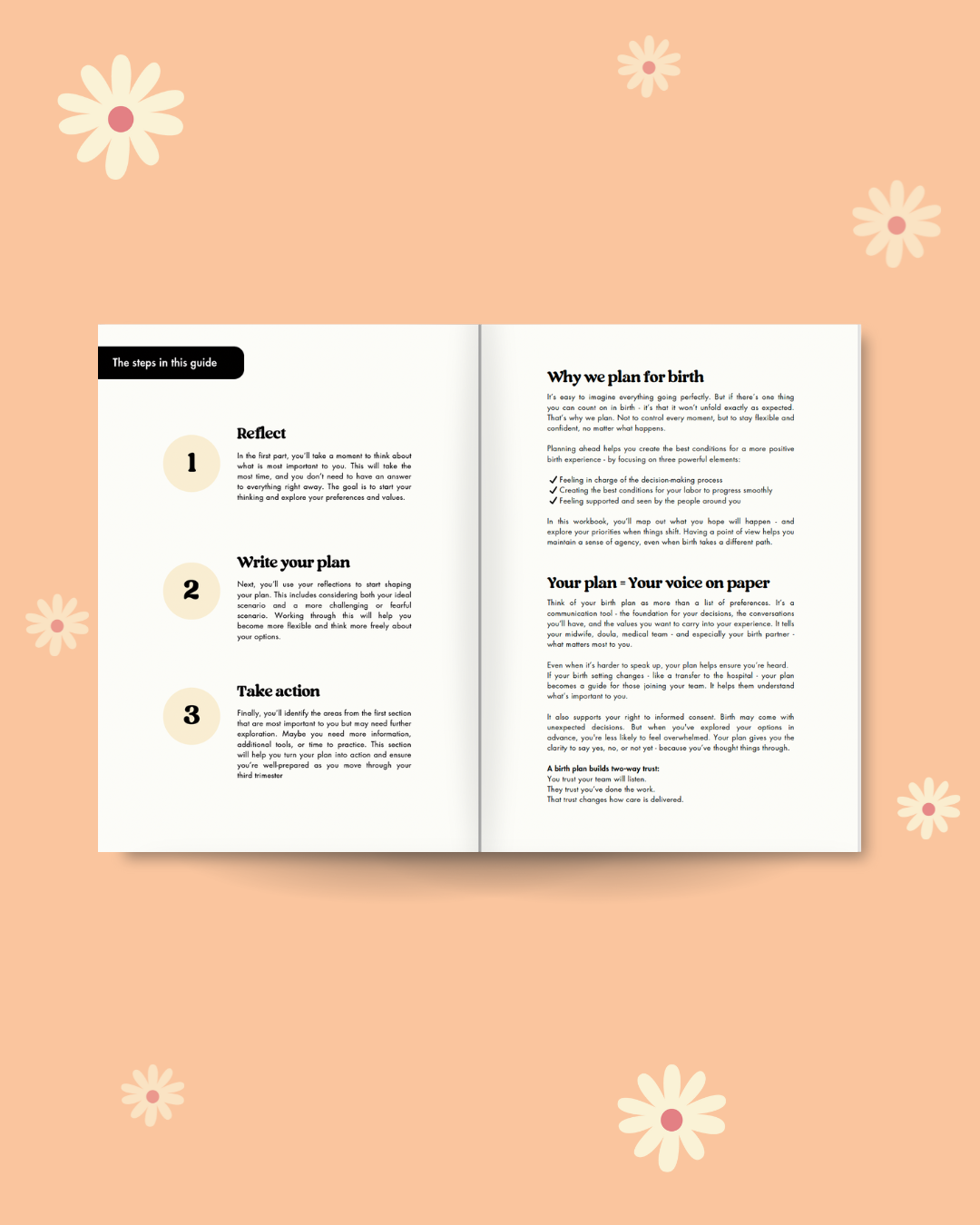 Exploring your plan for birth | Workbook