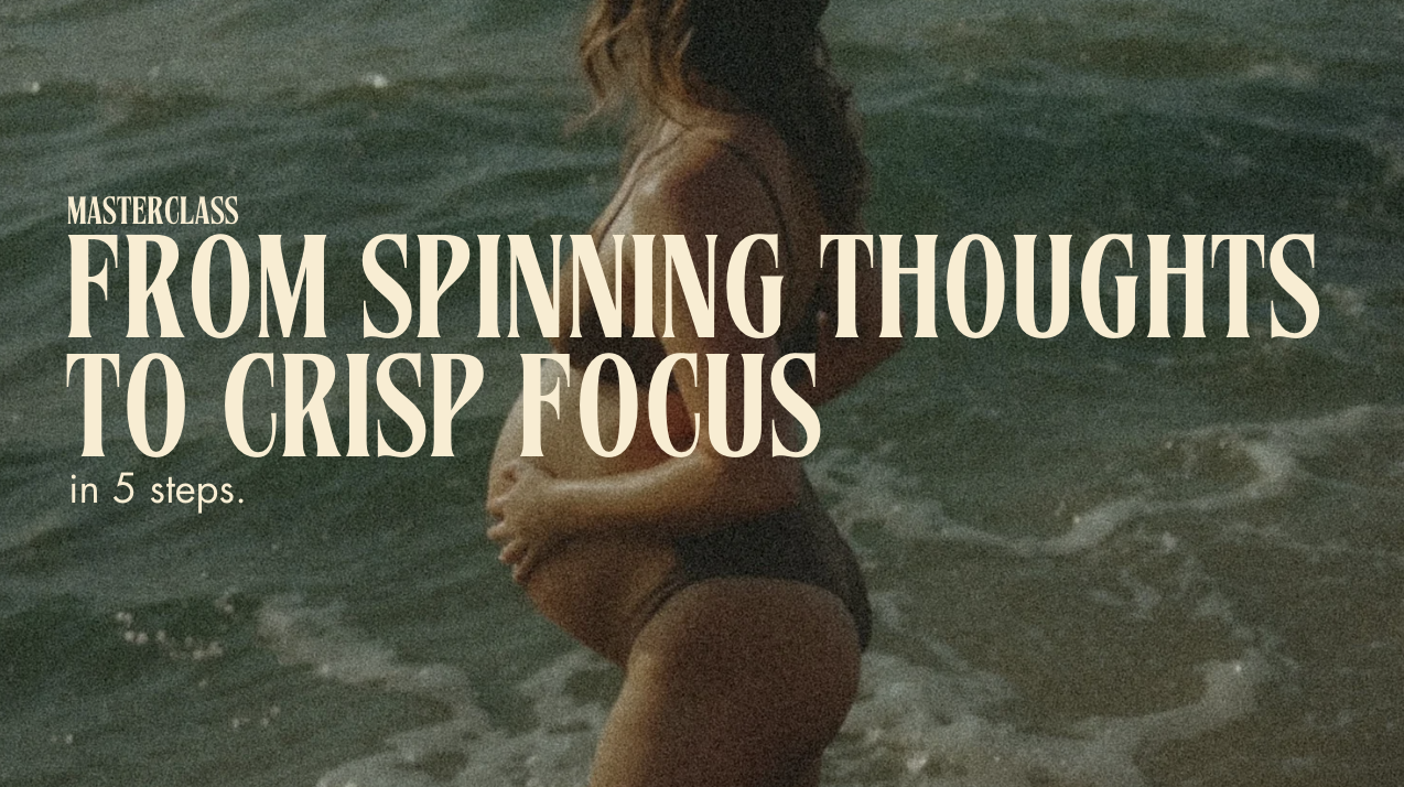 Masterclass - Spinning thoughts to crisp focus
