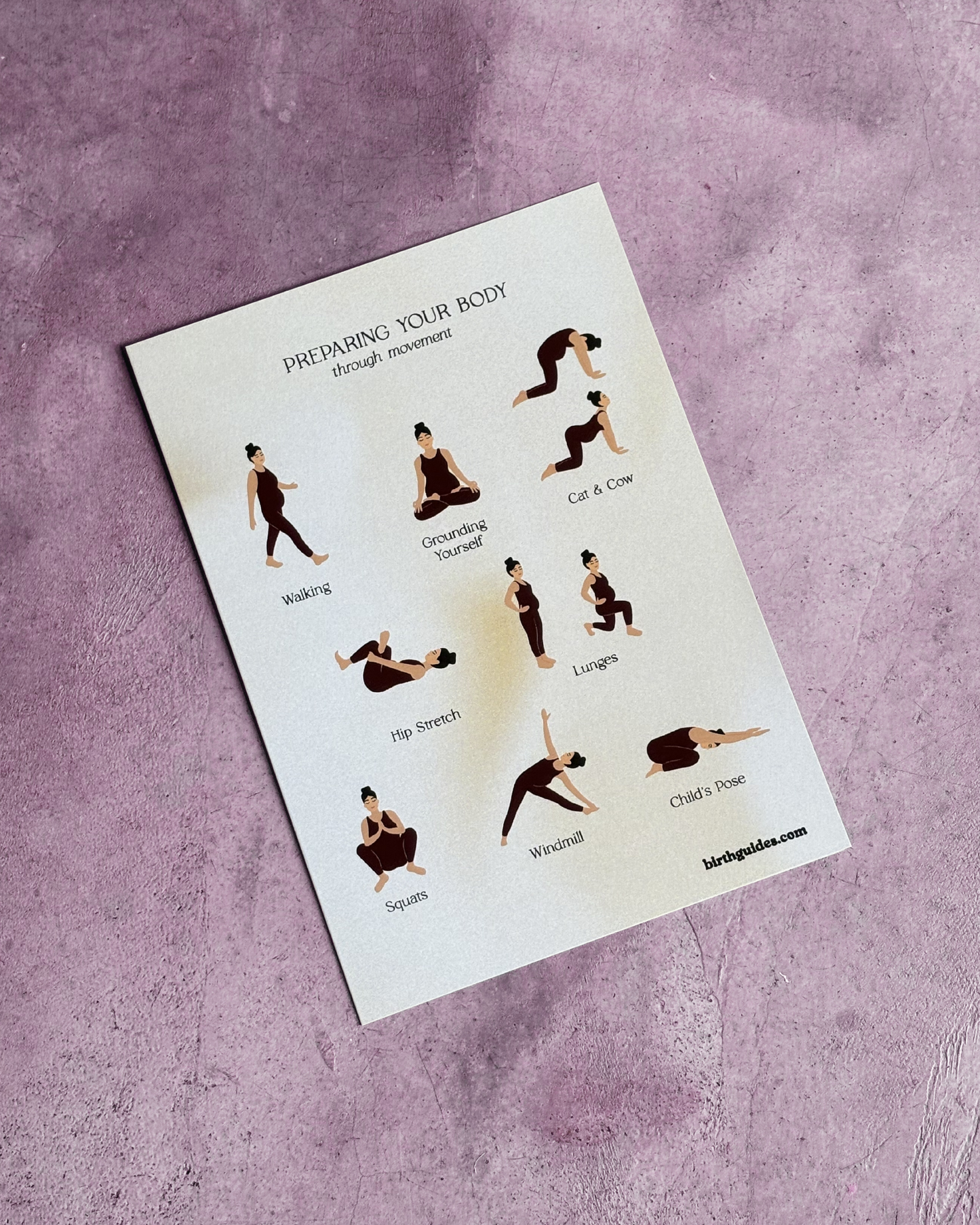 Prenatal Exercises | Pocket Display & Flyers (A5)