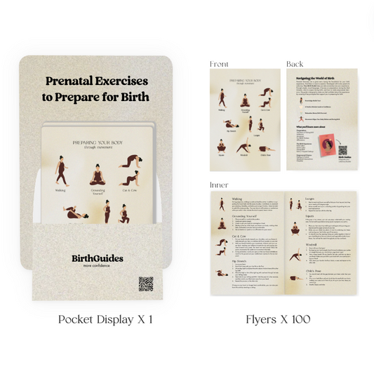 Prenatal Exercises - Pocket Display & Flyers (A5)