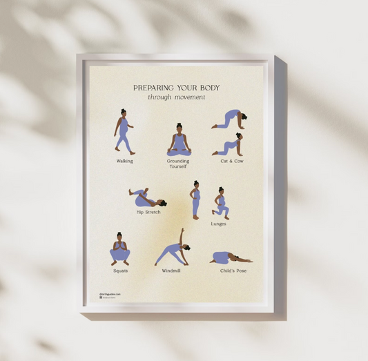 Prenatal Exercises Poster - Customisable to your Practice